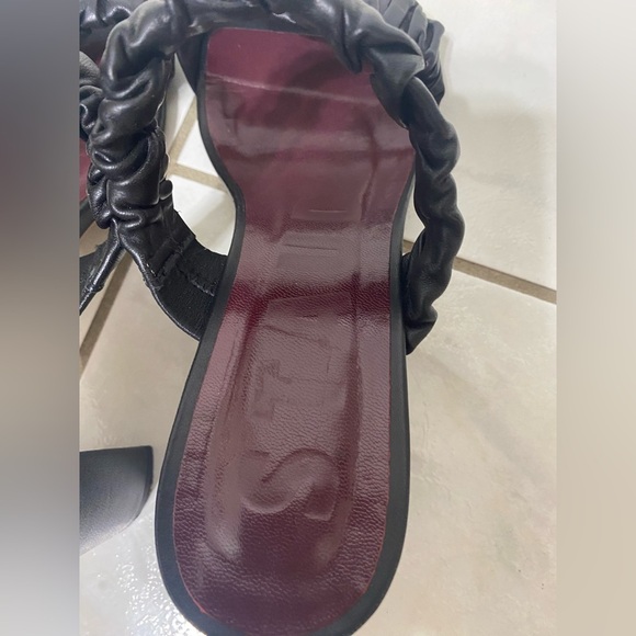 STAUD Frankie Ruched slide Sandals size 39.5 (9.5) - Picture 4 of 6